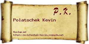Polatschek Kevin névjegykártya